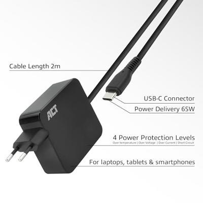 ACT 65W USB-C laptop adapter - thumbnail