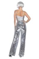 Party glitter broek zilver - thumbnail