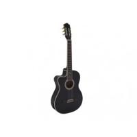 DIMAVERY CN-600L Classical Guitar, black - thumbnail