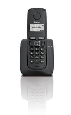 Draadloze telefoon Gigaset A116BL Zwart