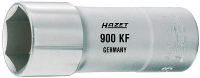 HAZET Bougiedopsleutel 900KF · 1/2 inch (12,5 mm) vierkant hol · Buiten-zeskant-profiel · SW 20,8 mm · 13/16?