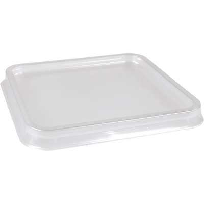 Deksel | kilobak | PS | vierkant | 114x114x10mm | helder | 500 stuks