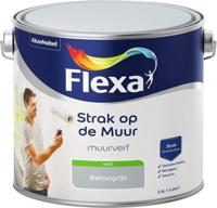 Flexa Strak op de Muur Muurverf - Mat - 2,5 liter - Beton - thumbnail