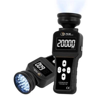 PCE Instruments PCE-DSX 100 Stroboscoop Optisch 1000 - 20000 omw/min PCE Instruments PCE-DSX 100 Stroboscoop Optisch 1000 - 20000 omw/min