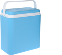 Koelbox 24L Blauw/Wit - thumbnail