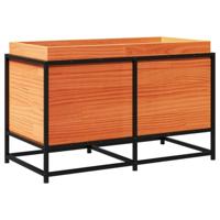 Plantenbak 80x40x50 cm massief grenenhout wasbruin - thumbnail