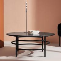 Nohr Ronde Salontafel 'Vu' MDF, 100cm, kleur Zwart - thumbnail