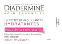 Make-Up Verwijderdoekjes Diadermine Hydraterend 25 Stuks - thumbnail