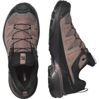 Salomon X ULTRA 360 LEATHER GORE-TEX Lage Wandelschoen Dames Cognac/Peppercorn/Black 7 - thumbnail