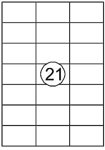 Etiket Quantore 70x42.3mm 2100 stuks Etiket Quantore 70x42.3mm 2100 stuks