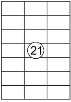 Etiket Quantore 70x42.3mm 2100 stuks - thumbnail