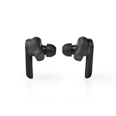 Volledig Draadloze Oordopjes - Bluetooth - Maximale batterijduur: 3.5 uur - Drukbediening - Charging case - Ingebouwde microfoon - Ondersteuning voor spraakbesturing - Ear Wings - Zwart