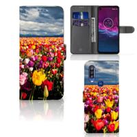 Motorola One Action Hoesje Tulpen - thumbnail