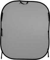 Manfrotto opvouwbare achtergrond 180x215cm zwart/grijs - thumbnail