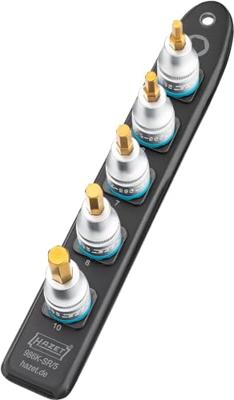 HAZET SmartRail · Flexibele kunststof opsteekstrip 986K-SR/5 · 1/2 inch (12,5 mm) vierkant hol · Binnen-zeskant-profiel · 5-delig · 5 · 6 · 7 · 8 · 10 HAZET SmartRail · Flexibele kunststof opsteekstrip 986K-SR/5 · 1/2 inch (12,5 mm) vierkant hol · Binnen-zeskant-profiel · 5-delig · 5 · 6 · 7 · 8 · 10
