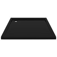 Douchebak vierkant 80x80 cm ABS zwart - thumbnail