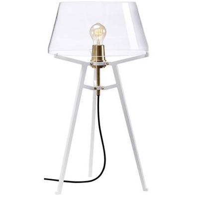 Tonone Ella Tafellamp - Wit - Transparant