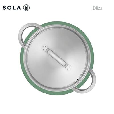 Sola Pannenset Blizz - RVS - Kookpan ø 16, 18, 20 cm & Steelpan ø 16 cm - Inductie geschikt - 4 Delig