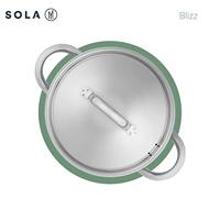 Sola Pannenset Blizz - RVS - Kookpan ø 16, 18, 20 cm & Steelpan ø 16 cm - Inductie geschikt - 4 Delig - thumbnail