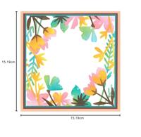 Sizzix • layered stencils botanical border 4pcs - thumbnail