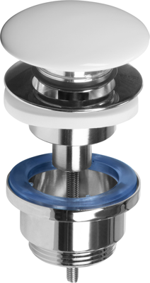 Cornat Wastafelafvoerplug Click Pop-Up Wi - T317425