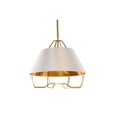 Plafondlamp DKD Home Decor Wit Gouden PVC Metaal 50 W 38 x 38 x 32 cm