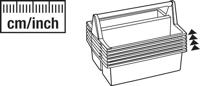 HAZET Kunststof draagbak 190L-1 · L x B x H: 396 mm x 294 mm x 215 mm - thumbnail