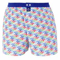 Mc Alson boxer blauw met parasol print - thumbnail