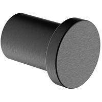 Wiesbaden Alonzo Handdoekhaak Klein - Gunmetal Jashaak voor Muur - thumbnail