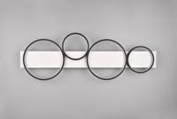 Trio Leuchten Plafondlamp Medera 4 lichts L 100 cm wit zwart - thumbnail
