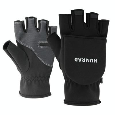 Humrao Winter Halve vinger Flip Cover Warme handschoenen voor buitensport Skiën en fietsen maat: L