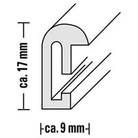 Hama 00061626 Wissellijst Papierformaat: DIN A4 (b x h x d) 220 x 305 x 15 mm Zwart - thumbnail