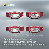 Ledlamp voor op het hoofd Varta Outdoor Sports H20 Pro 200 Lm - thumbnail