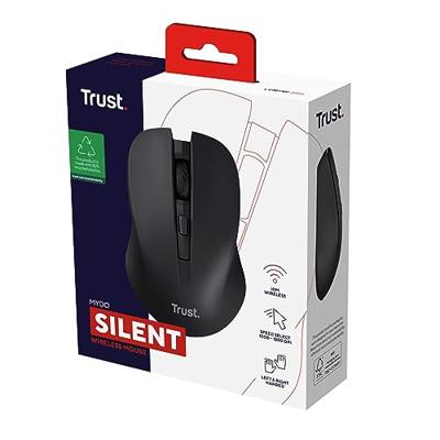 Trust Mydo Stille optische muis Muis Zwart - thumbnail