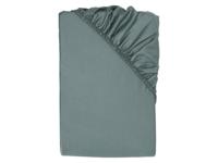 LIVARNO Satijnen hoeslaken 140-160 x 200 cm (Blauw) - thumbnail