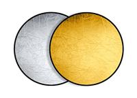 BRESSER BR-TR5 Reflectiescherm goud/zilver 110cm rond - thumbnail