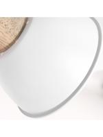 Steinhauer Industriële plafondlampGearwood 3-lichts wit met hout - 3063W - thumbnail