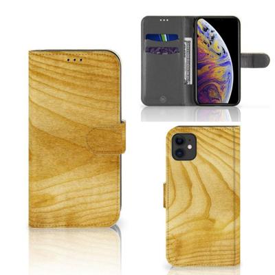 Apple iPhone 11 | Book Style Case | Licht Hout