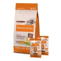 NATURES VARIETY ADULT MINI CHICKEN GRAANVRIJ + 2 FREEZE DRIED TOPPERS - thumbnail