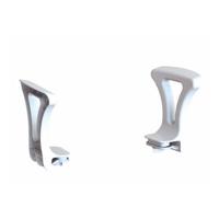 SecuCare douchekruk Quattro rechthoekig met armleuning - thumbnail