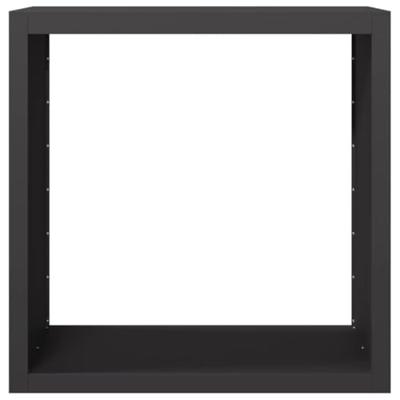 Haardhoutrek 100x40x100 cm staal zwart