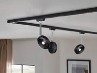 Paulmann 230V-railsysteem lamp URail LED vast ingebouwd 5 W LED Zwart (mat), Chroom - thumbnail