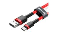 USB-C kabel Baseus Cafule 2A 2m (rood) - thumbnail