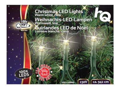 Kerstverlichting voor in de boom 100 LED warm wit 2.1W