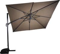 Zweefparasol VirgoFlex 300 x 300 cm taupe - thumbnail