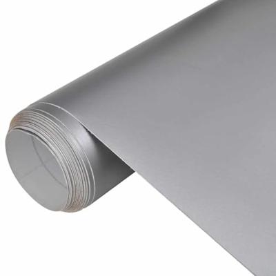 VidaXL Autofolie 100x150 cm matzilverkleurig