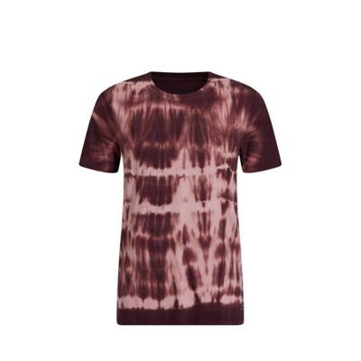 WE Fashion tie-dye T-shirt aubergine WE Fashion tie-dye T-shirt aubergine