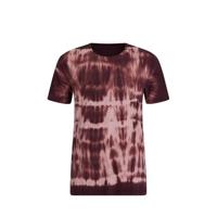 WE Fashion tie-dye T-shirt aubergine - thumbnail
