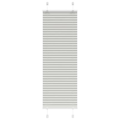 Pliss rolgordijn 40x100 cm stofbreedte 39,4 cm lichtgrijs Pliss rolgordijn 40x100 cm stofbreedte 39,4 cm lichtgrijs