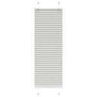 Pliss rolgordijn 40x100 cm stofbreedte 39,4 cm lichtgrijs - thumbnail